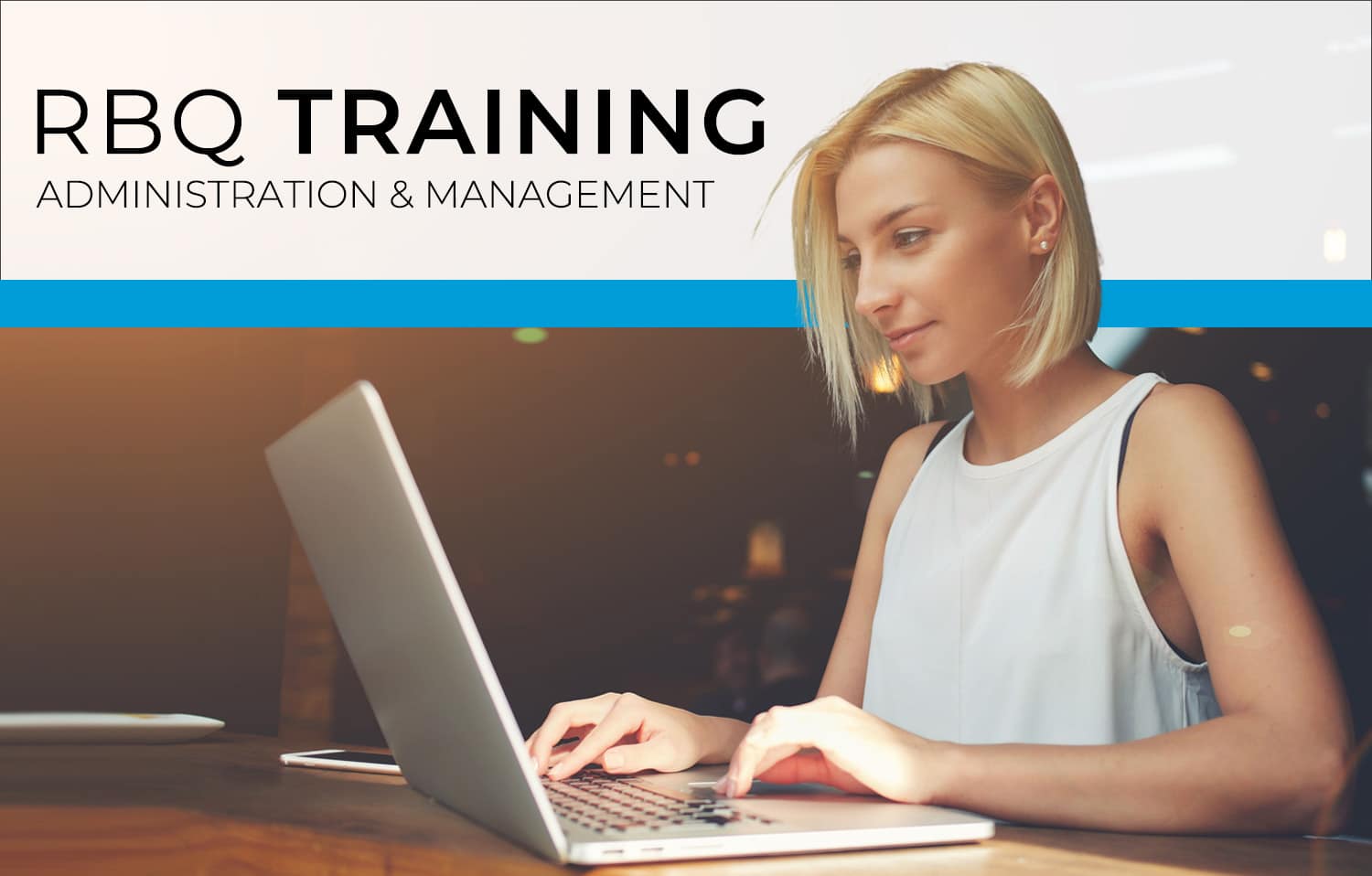 Online RBQ training for the preparation of the administration and management exam