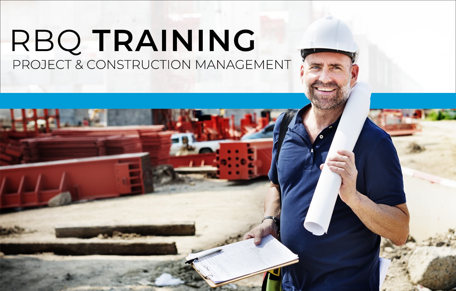 Online RBQ training for the preparation of the construction site project management exam