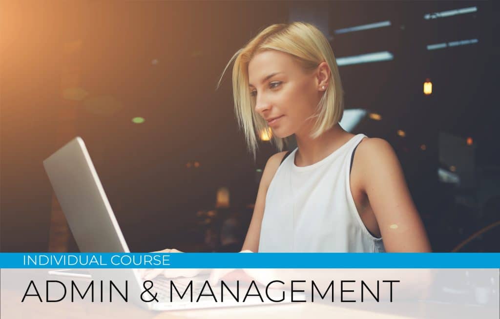 Online RBQ training to prepare for the exam on administration and management